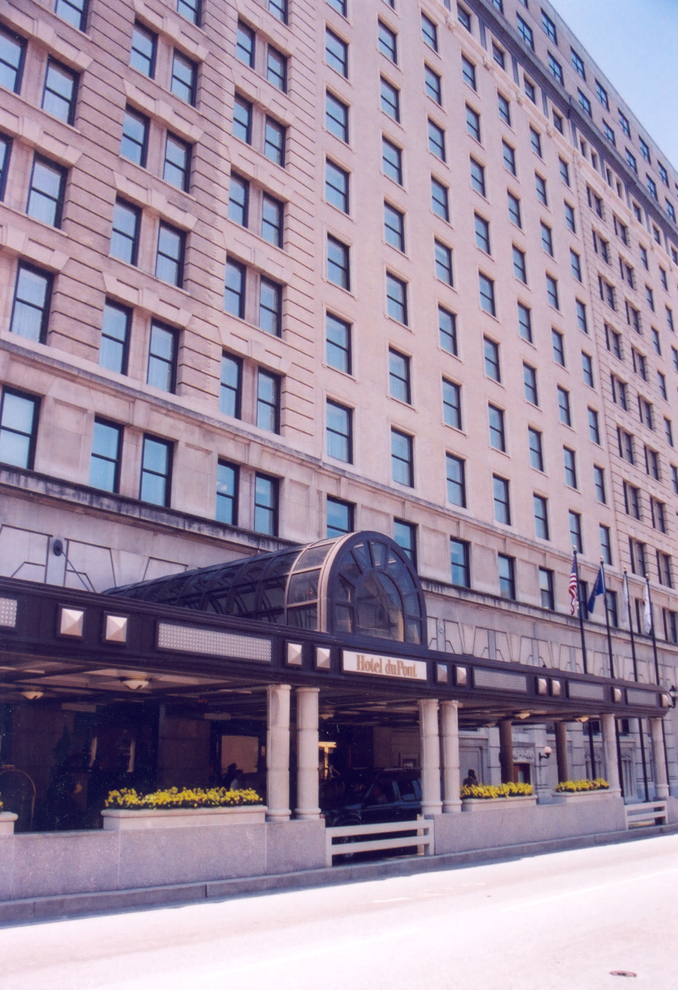 The Hotel DuPont building in downtown Wilmington